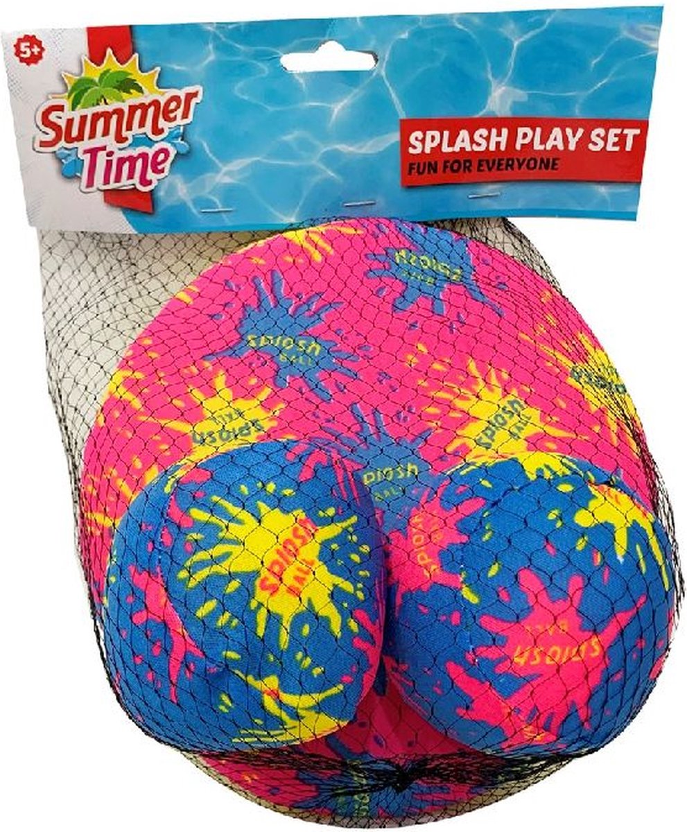 Summertime splashballen en frisbee 3-delig
