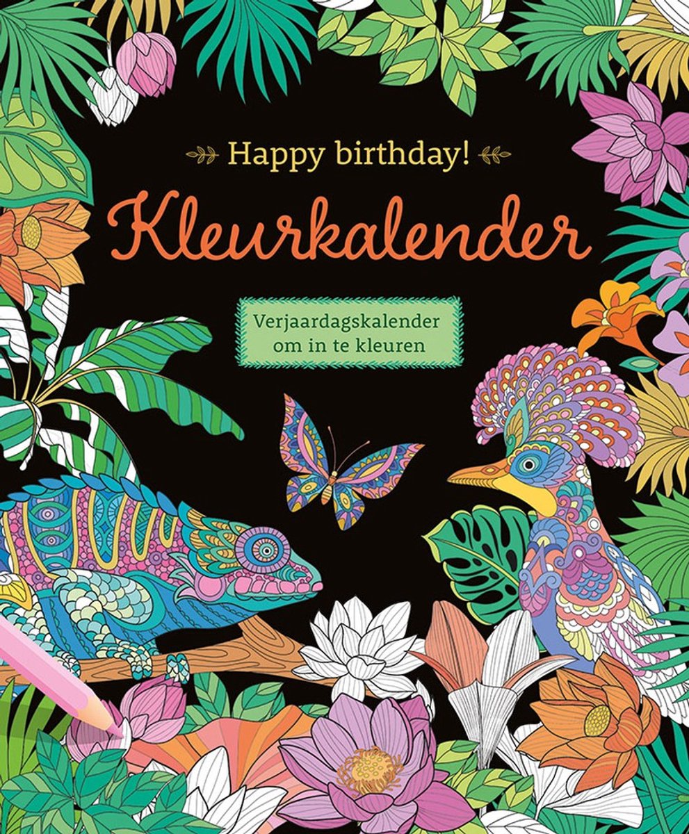 Deltas happy birthday! kleurkalender
