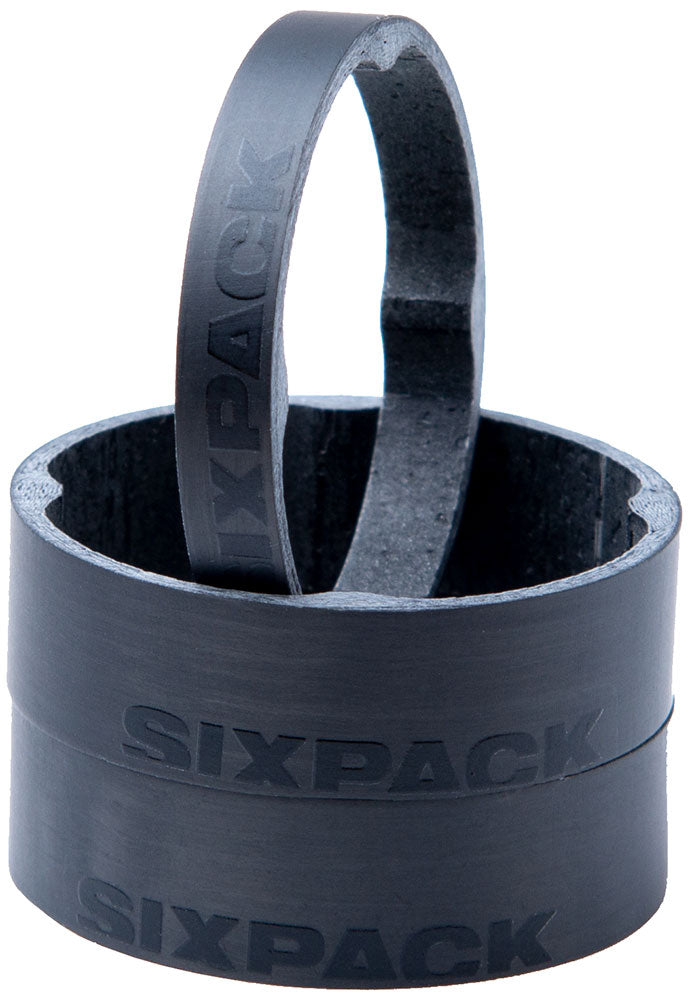 Sixpack racing vertic carbon spacer set 1 1 8