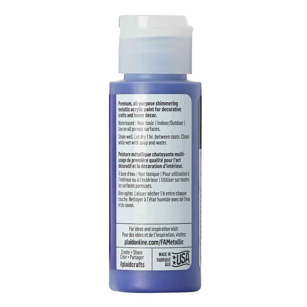 Folkart • metallic acrylic paint violet shimmer 59ml