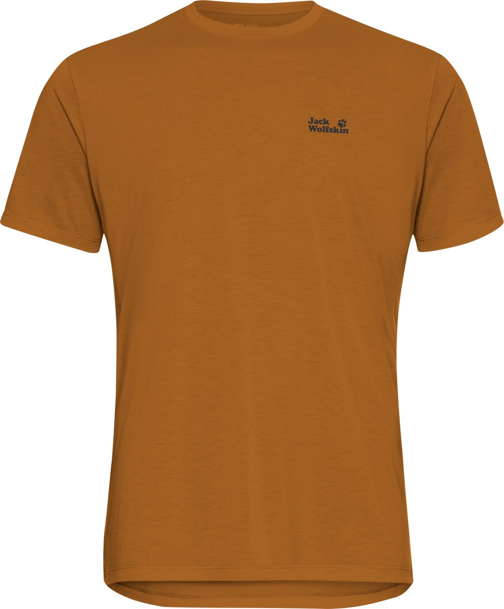 Jack wolfskin vonnan graphic t m heren outdoorshirt-autumn leaves