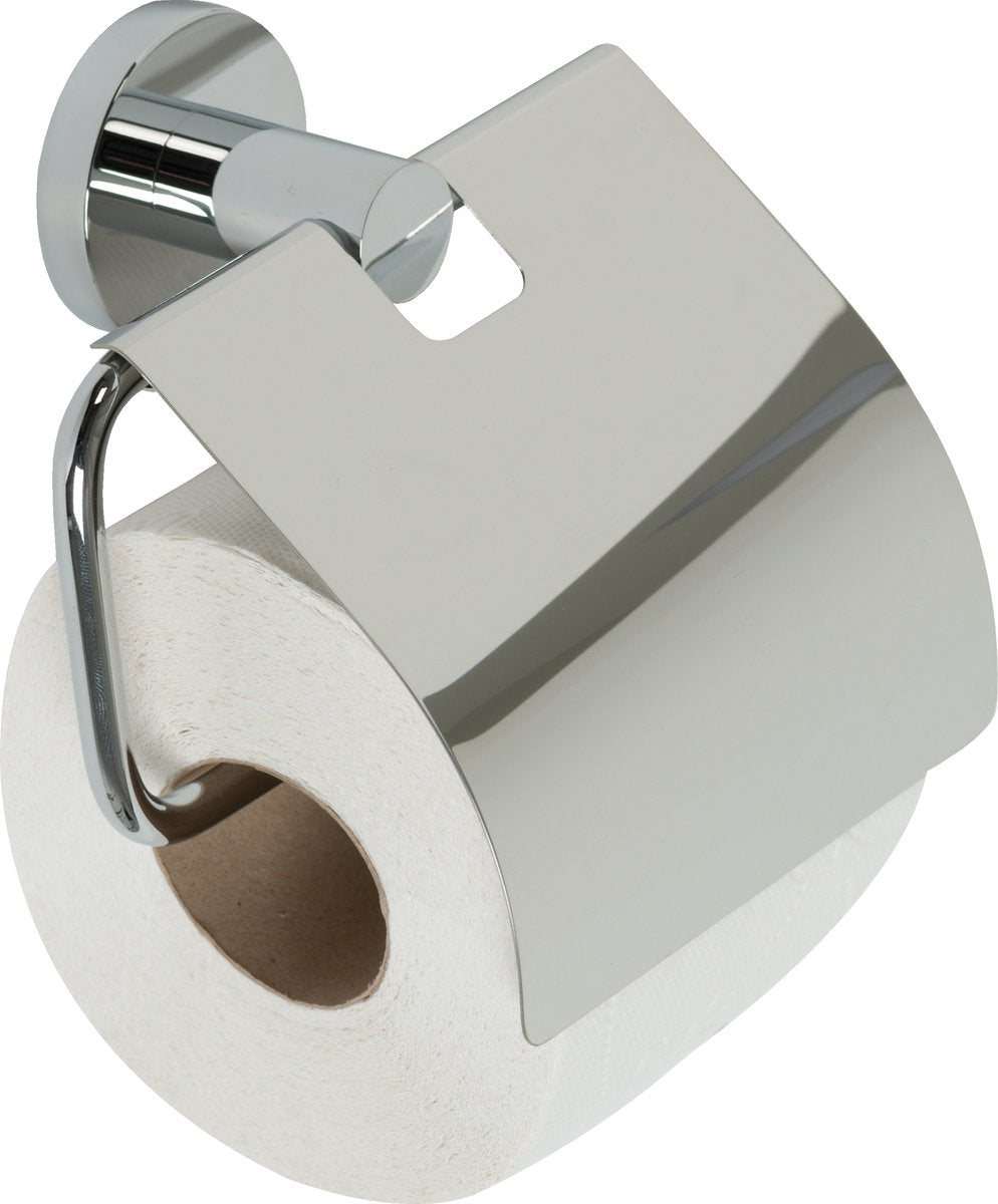 Plieger vigo closetrolhouder - toiletrolhouder met klep – 10 jaar garantie – chroom