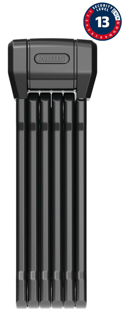 Abus vouwslot bordo 6200k 90 sh (incl. slothouder) zwart. beveiligingsniveau 13