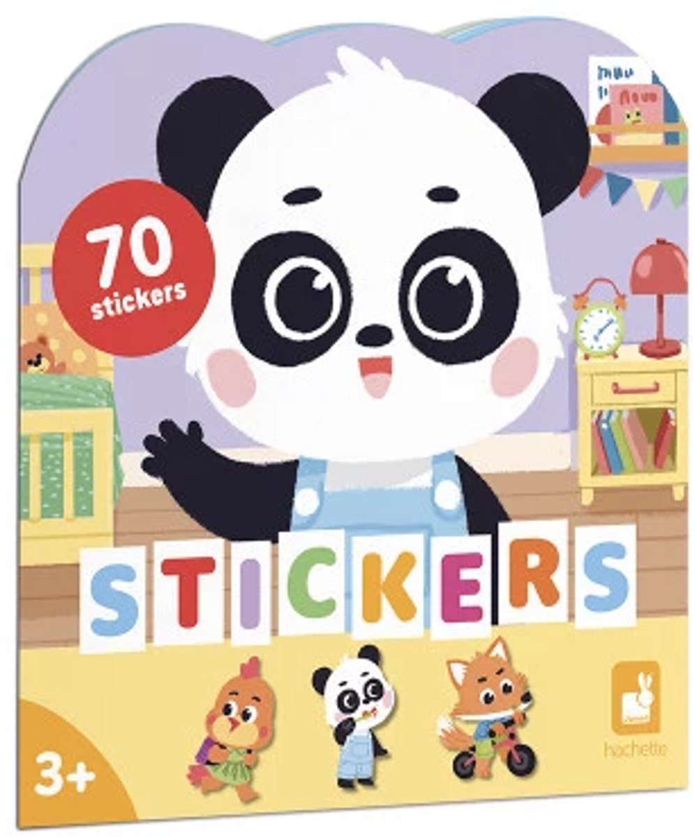 Janod - stickerboek - mijn dag - 70 stickers