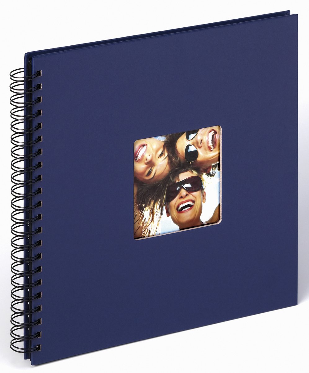 Walther sa-110-l fun - spiraal album - formaat 30 x 30 cm - - blauw