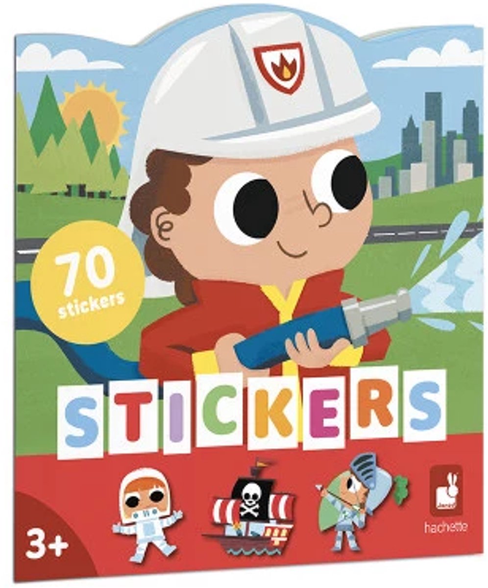 Janod - stickerboek - avonturen - 70 stickers