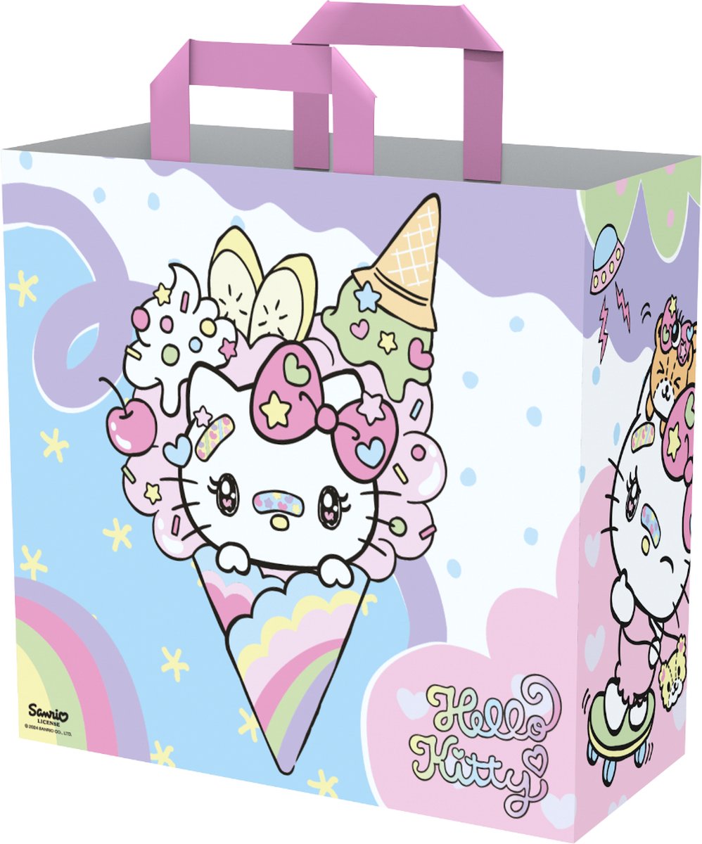Konix hello kitty - ice cream - shopping bag - boodschappentas