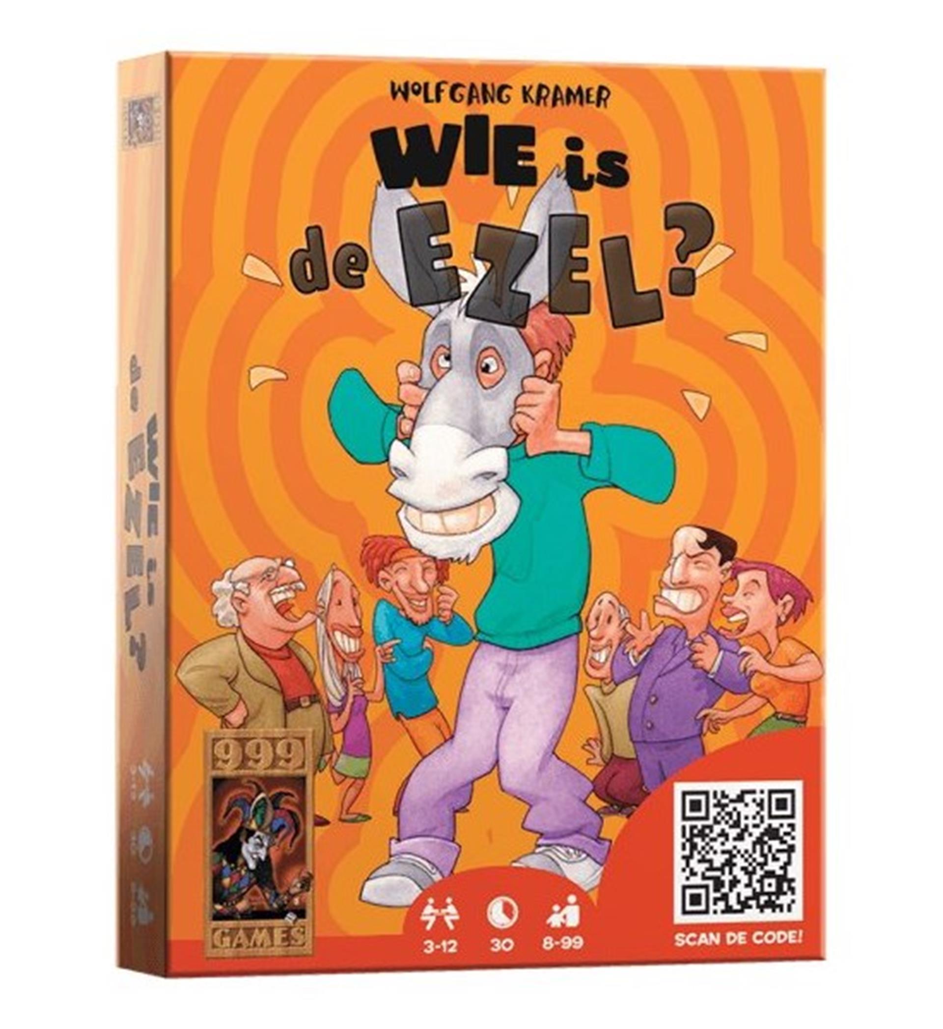 999Games Wie is de Ezel? Kaartspel