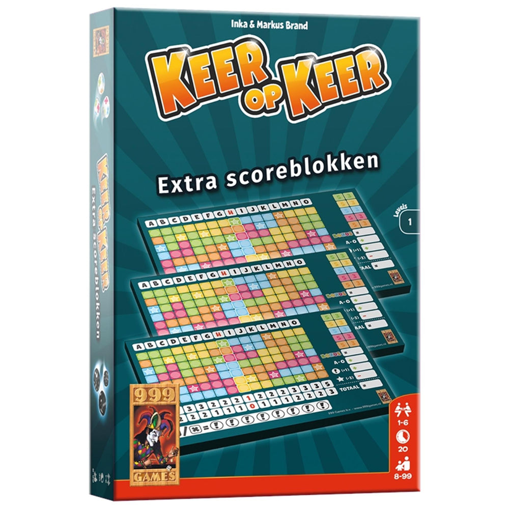 Keer op Keer Scoreblok Niveau 1, 2e.