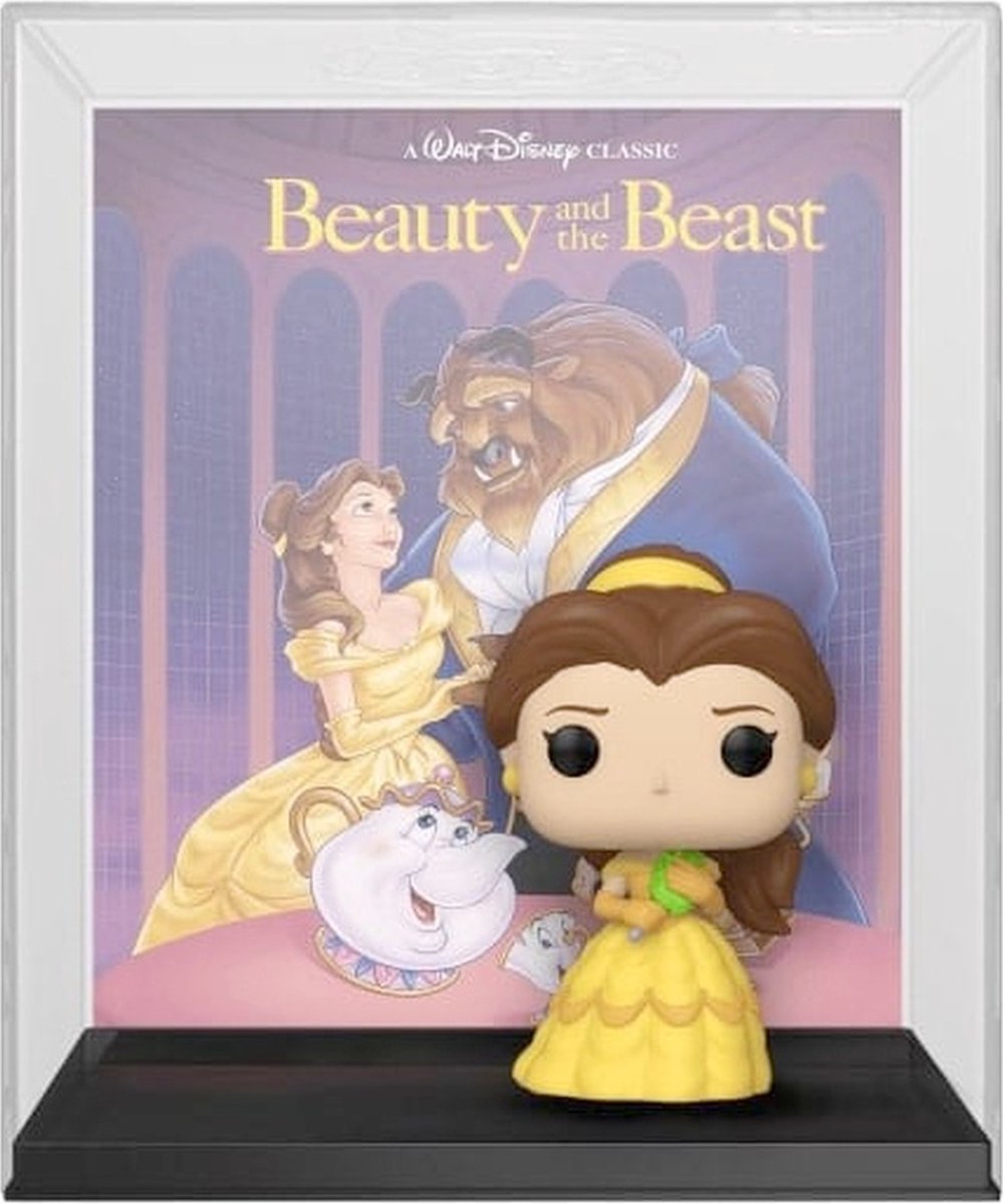 Disney funko beauty the beast - pop! vhs cover belle 9 cm verzamelfiguur - multicolours