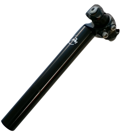 Post moderne gpm750 zadelpen 27.2ø 235mm zwart (gazelle logo)