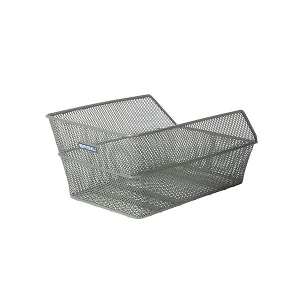 Basil Cento - bike basket - rear - olive green