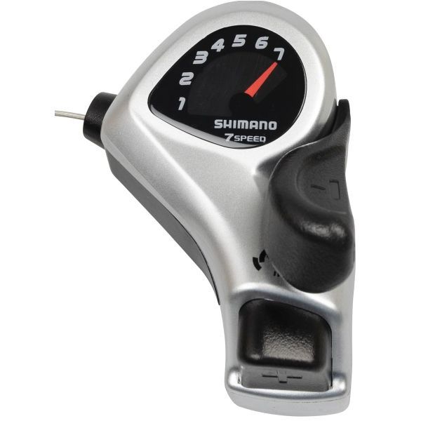Shimano versteller rechts 7 speed st-tx50 - zwart zilver