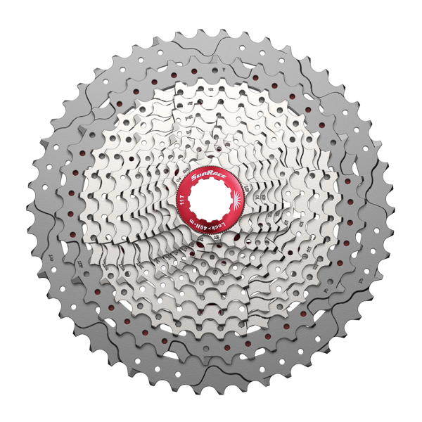 SunRace cassette 11V 11-51 CSMX80 metallic zilver