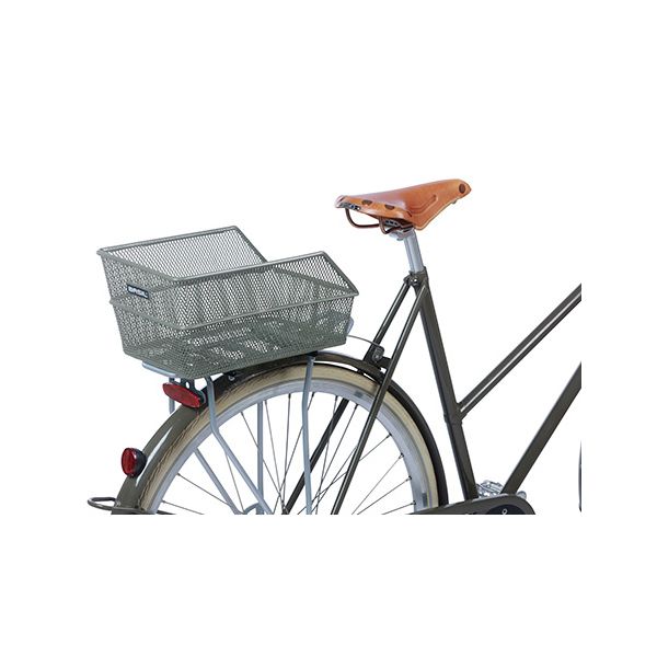 Basil Cento S - fietsmand - achterop - olive green