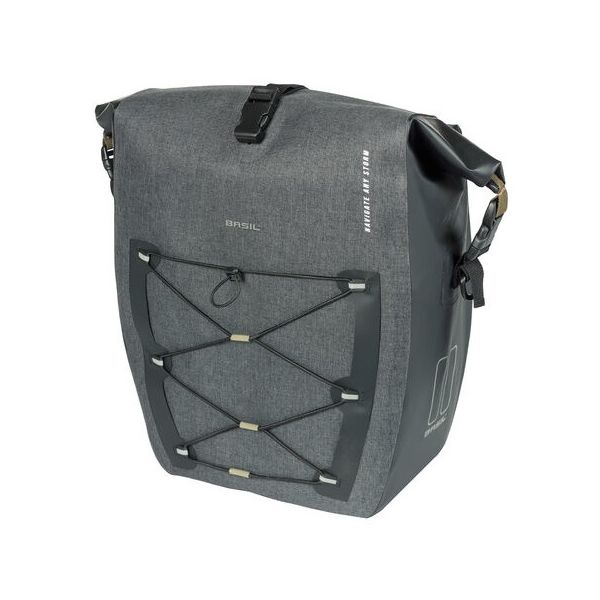 Basil Navigator Storm MIK Sacoche latérale L 25-31L noir