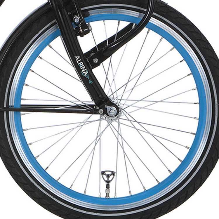 Alpina Voorwiel 20 J19SG zeegroen zink spk