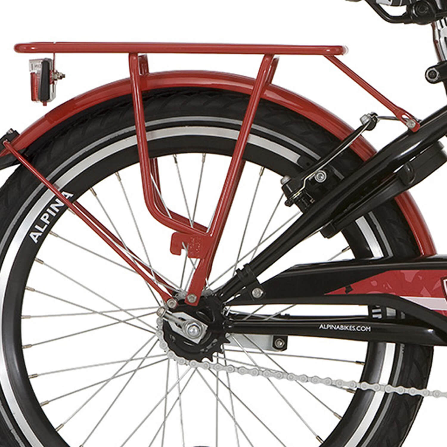 Alpina achterdrager 22 GP rood