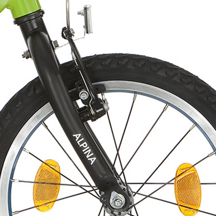 Alpina voorvork 16 Trial space zwart mat