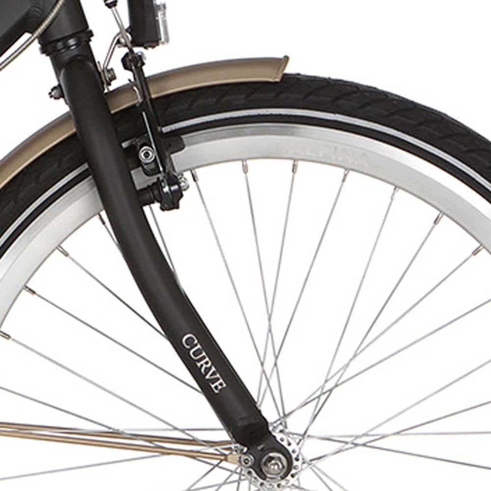 Alpina voorvork 24 Curve diamantzwart mat