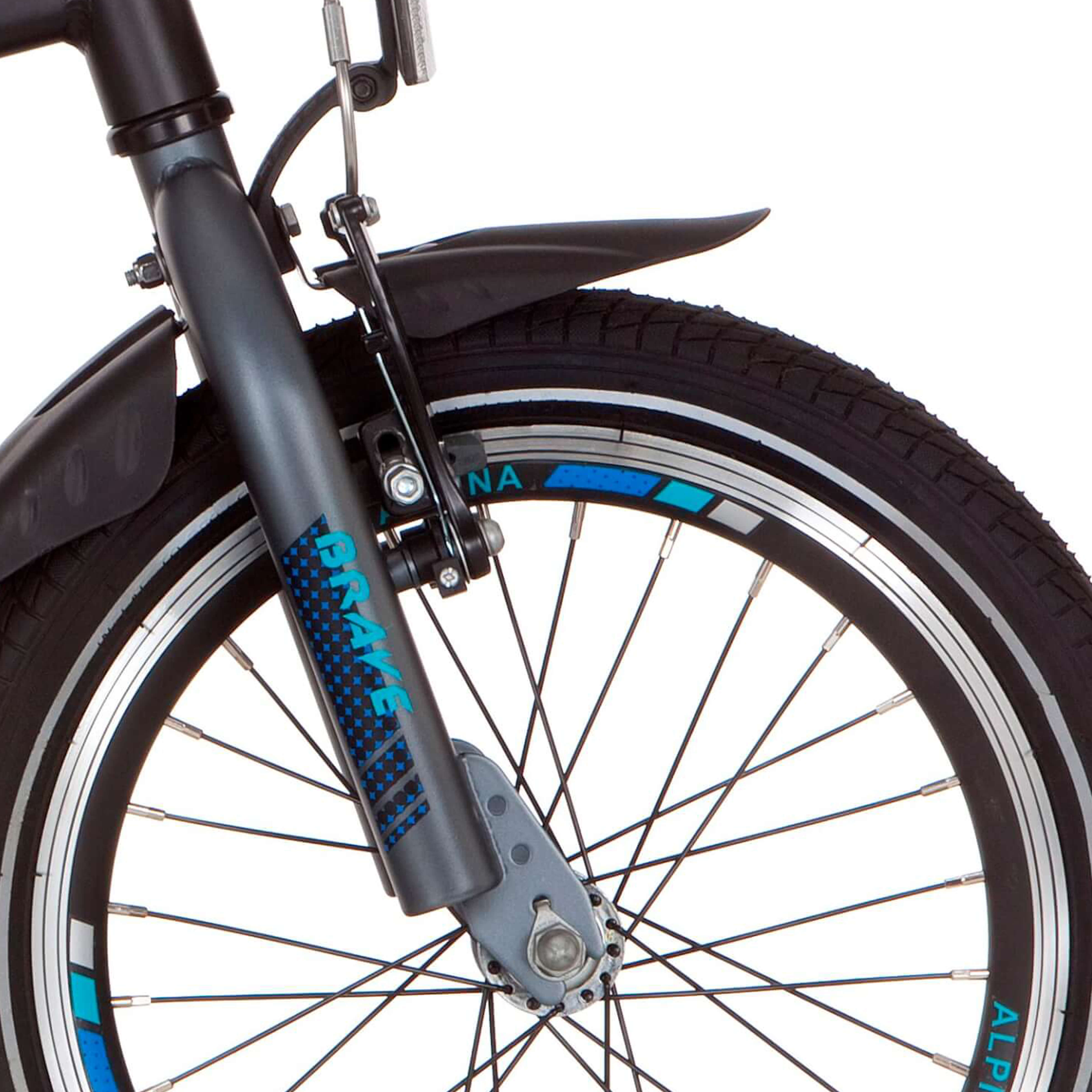 Alpina voorvork 16 Brave ijzergrijs mat