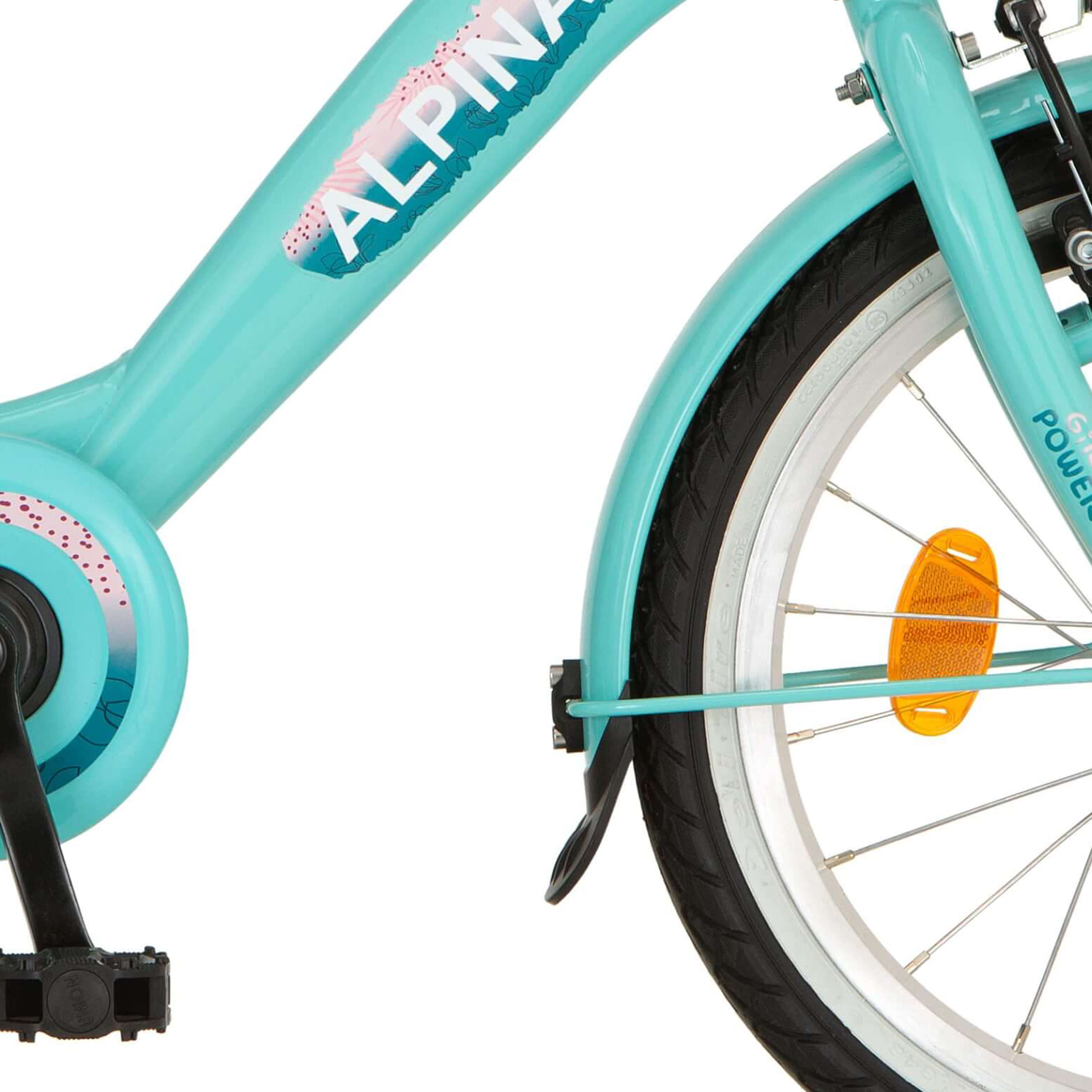 Alpina Spatbordenset 16 mintgroen