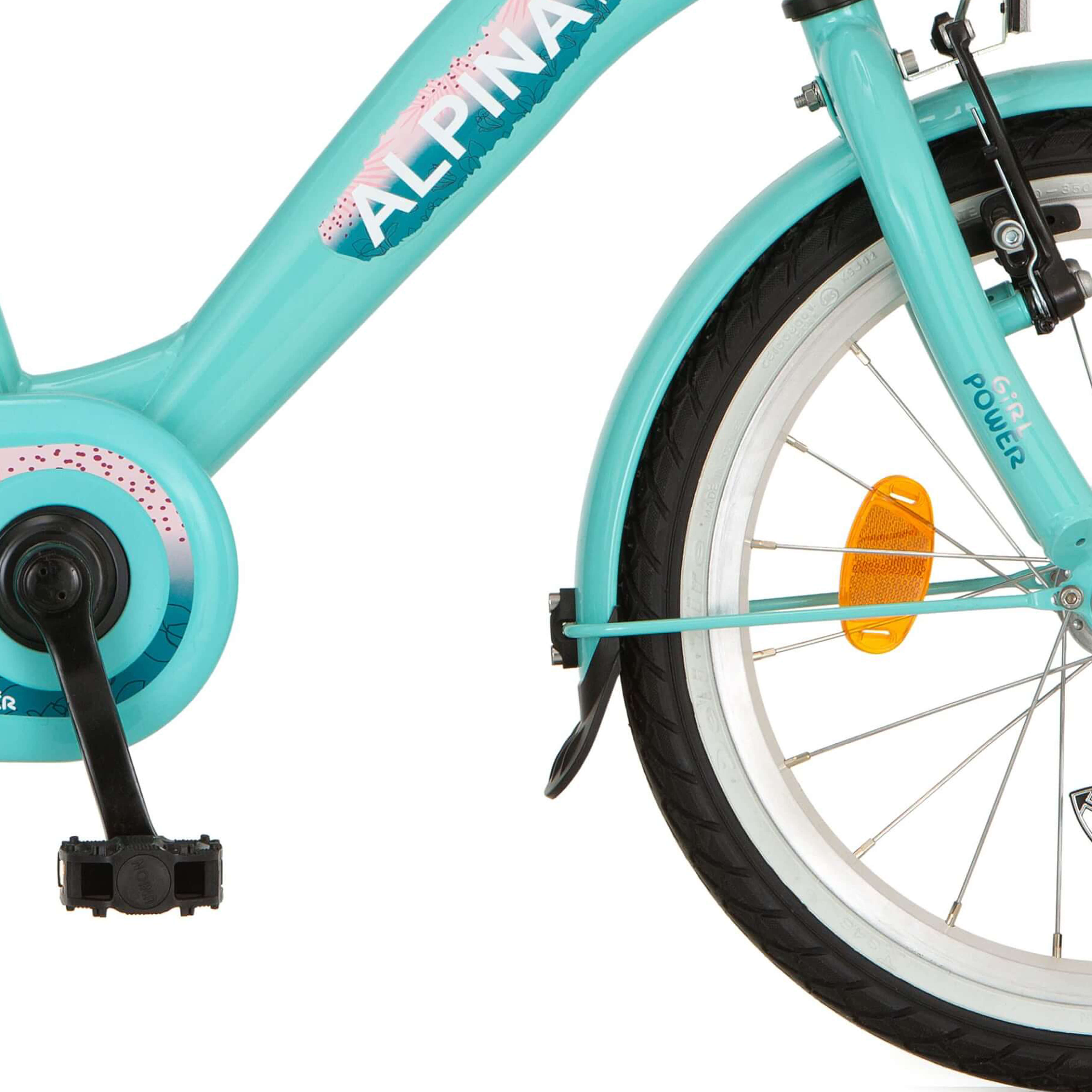 Alpina Spatbordenset 18 mintgroen