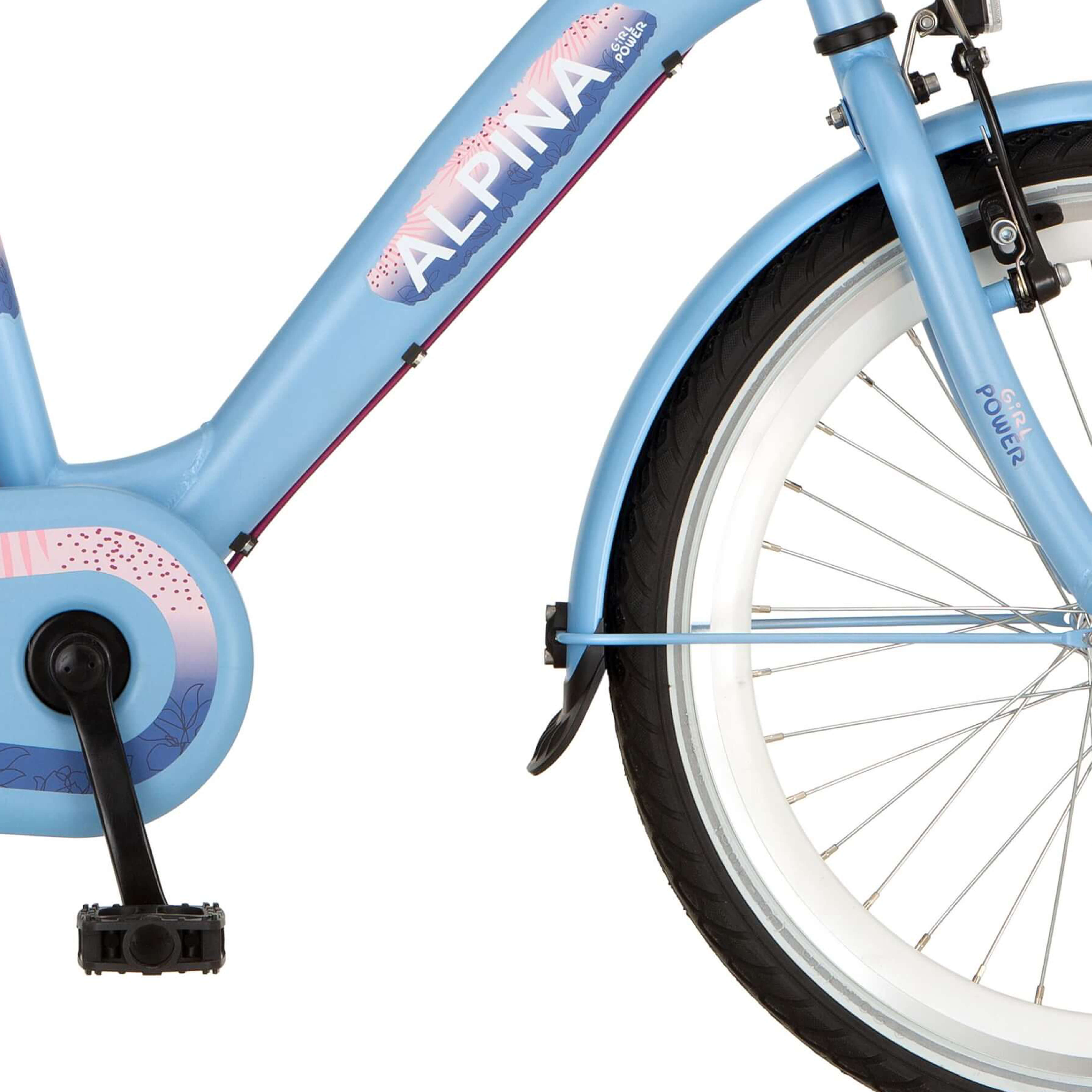 Alpina Spatbordenset 20 Alaska blauw mat