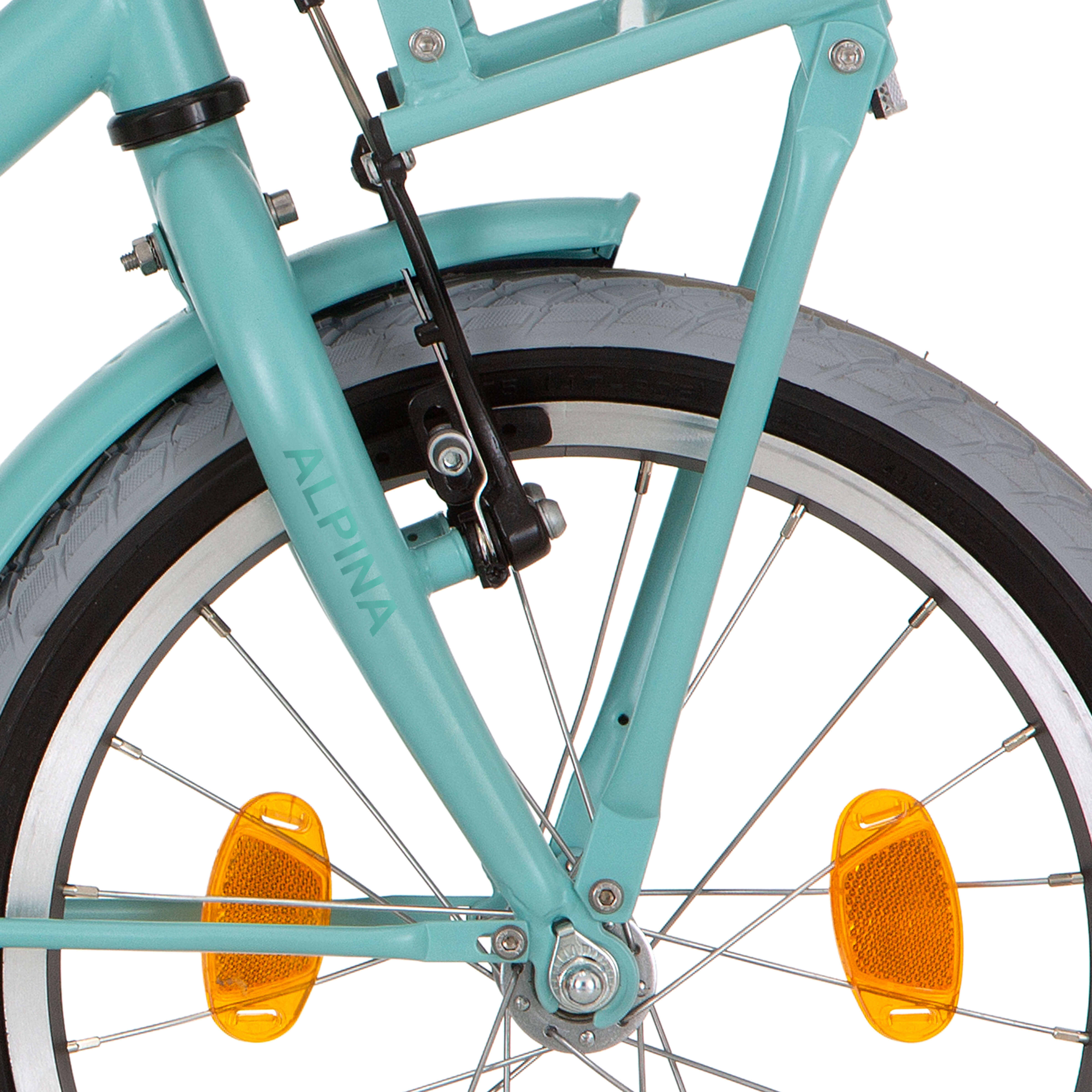 Alpina voorvork 16 Cargo M lichtgroen mat