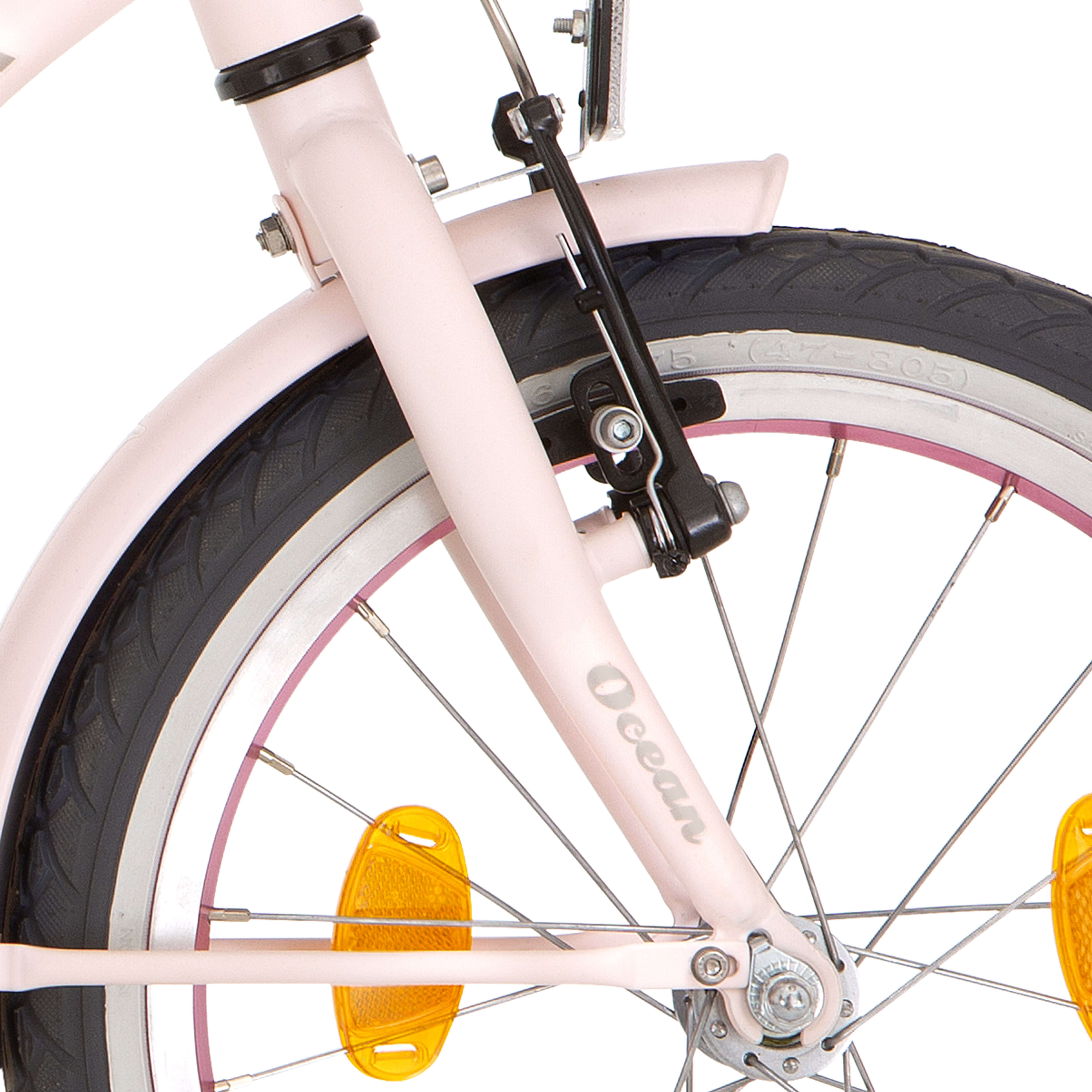 Alpina voorvork 18 Oceaan pastelroze mat