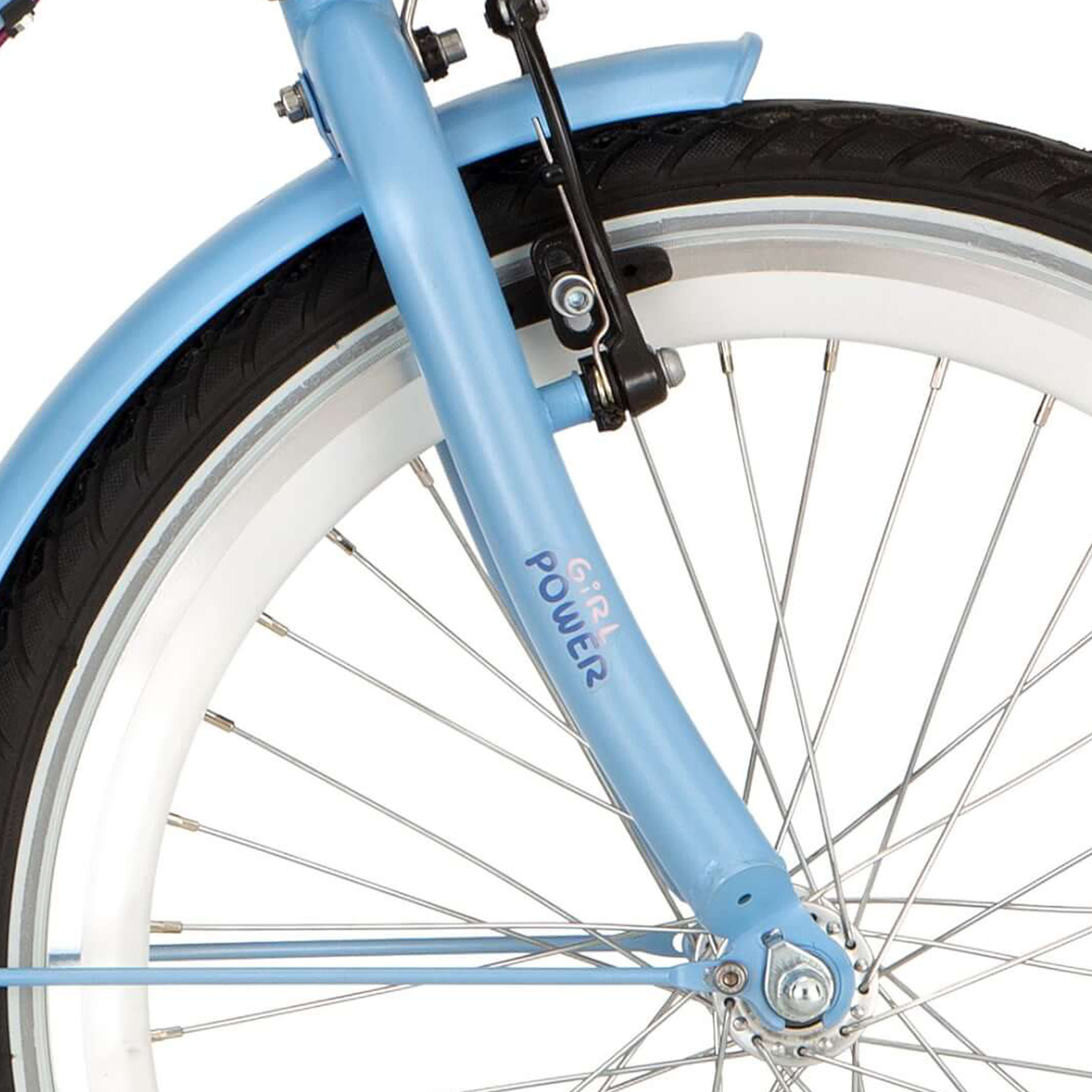 Alpina voorvork 20 GP alaska blauw mat