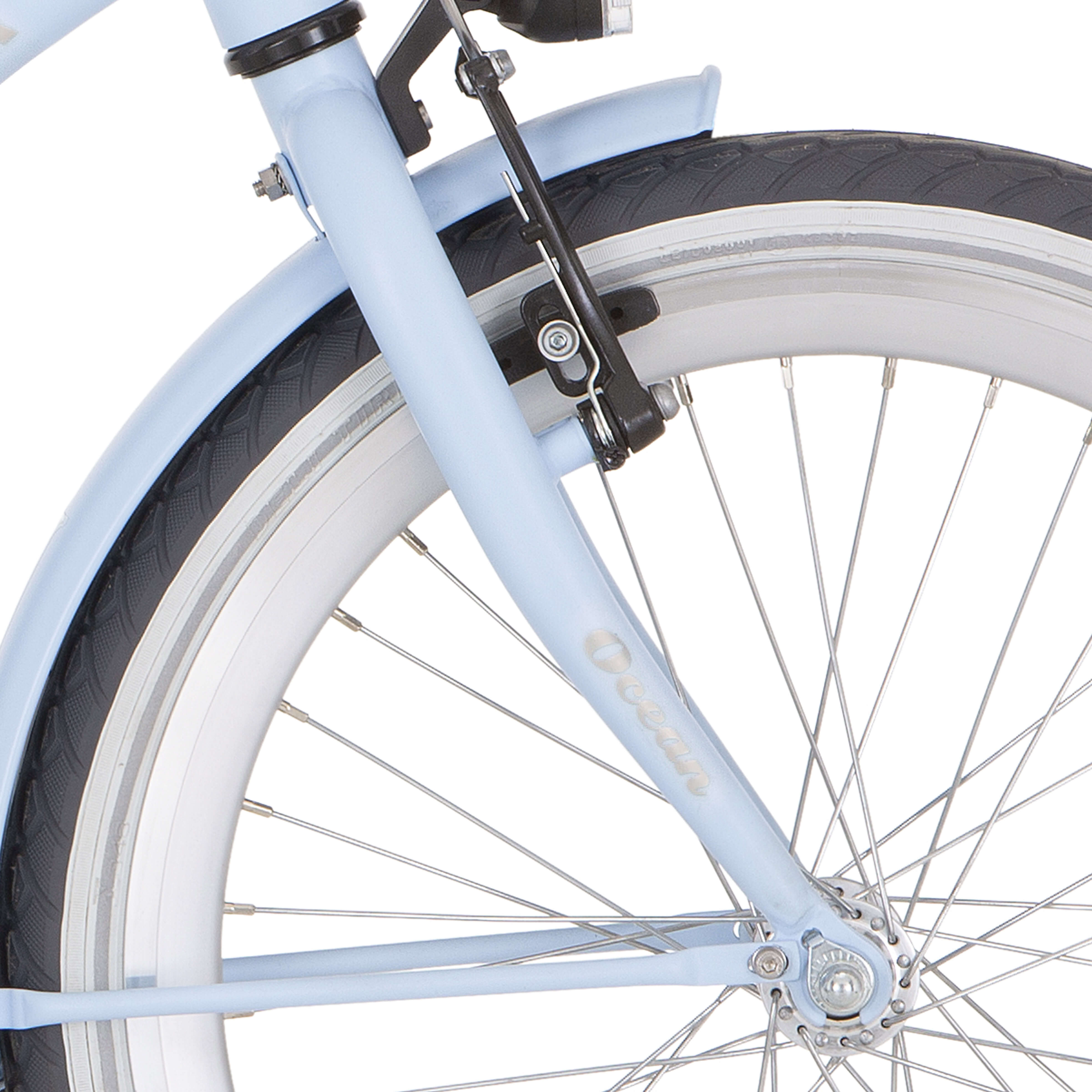 Alpina voorvork 20 Oceaan ijsblauw mat