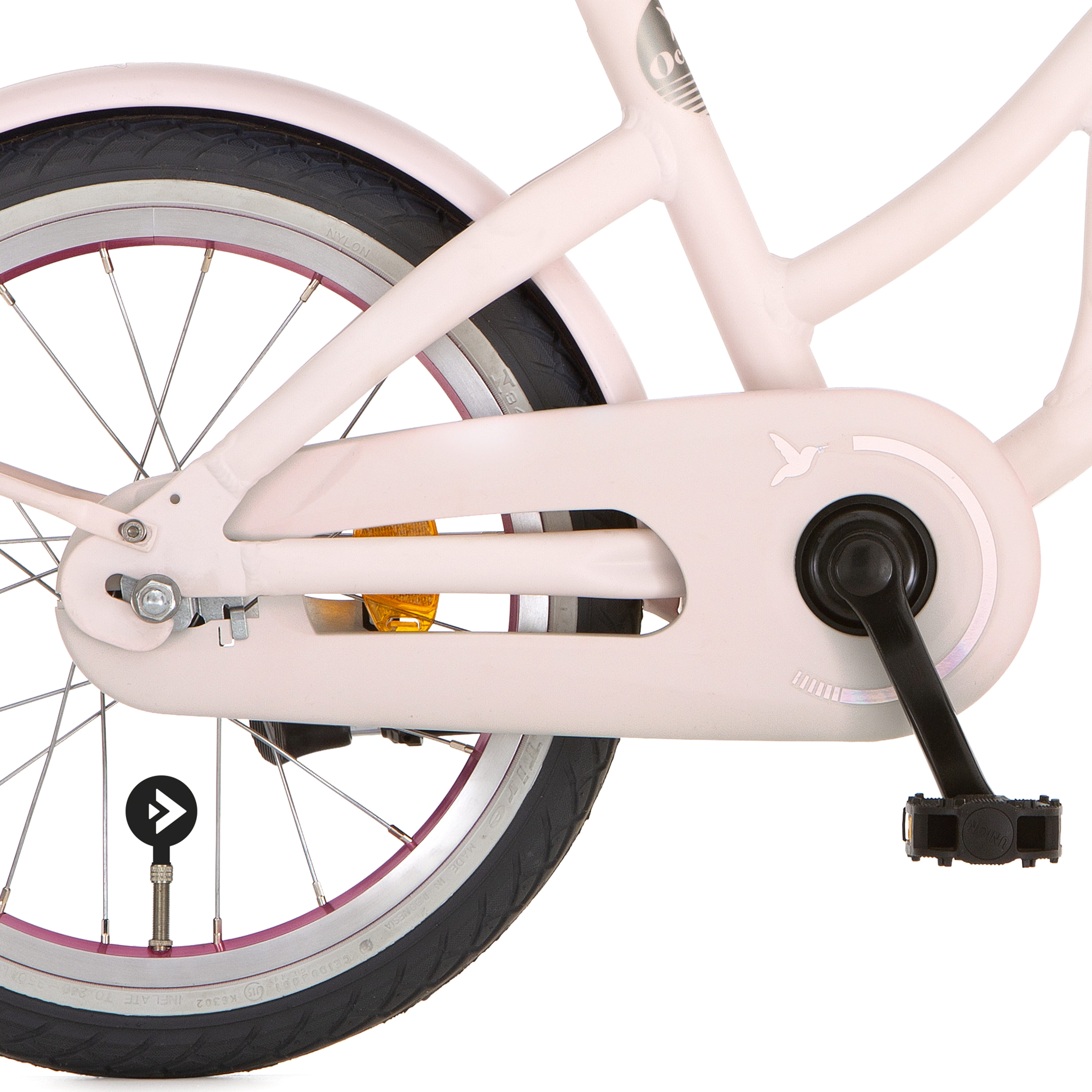 Alpina kettingscherm Juno 16 18 pastelroze mat