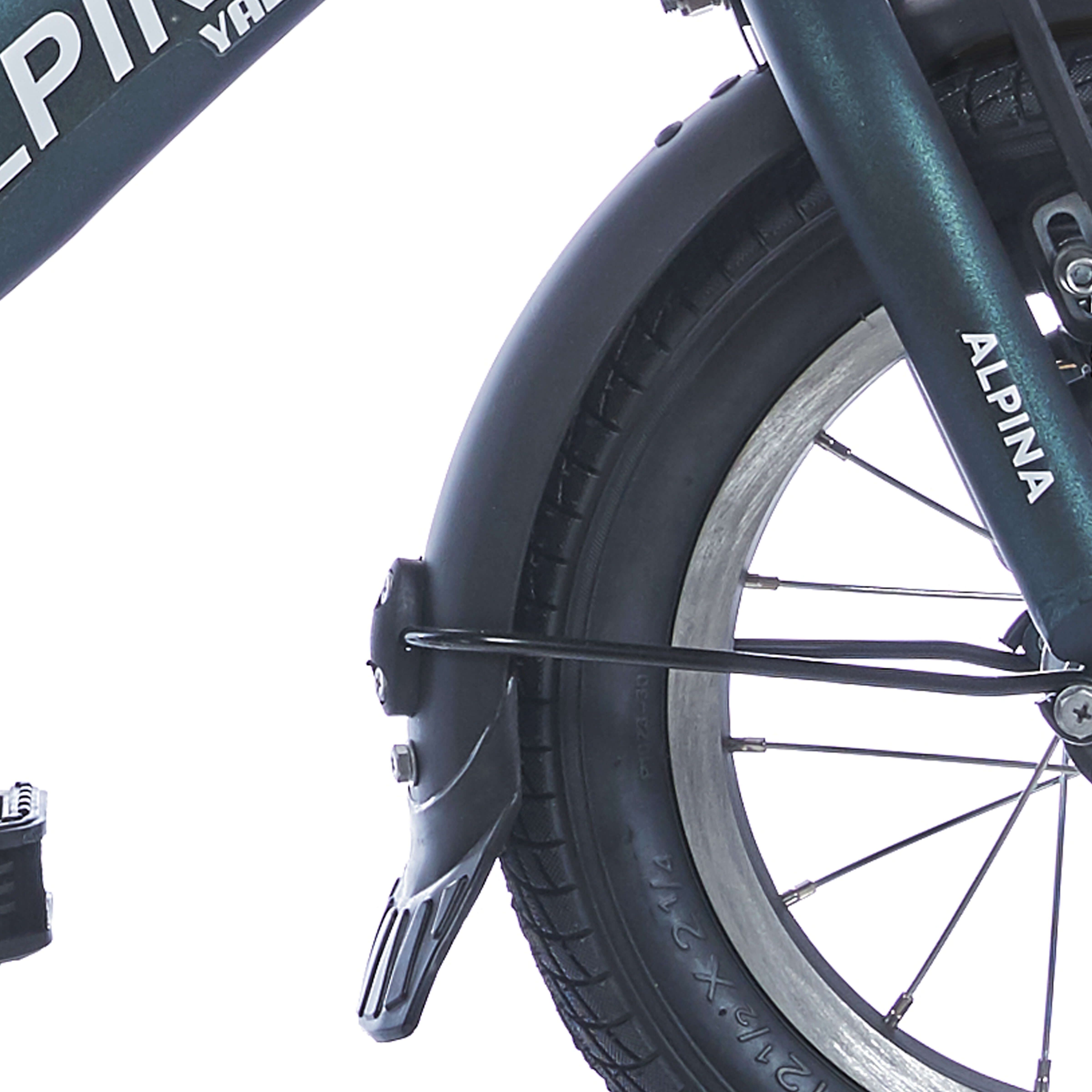 Alpina spatbordenset 12 yabber zwart mat