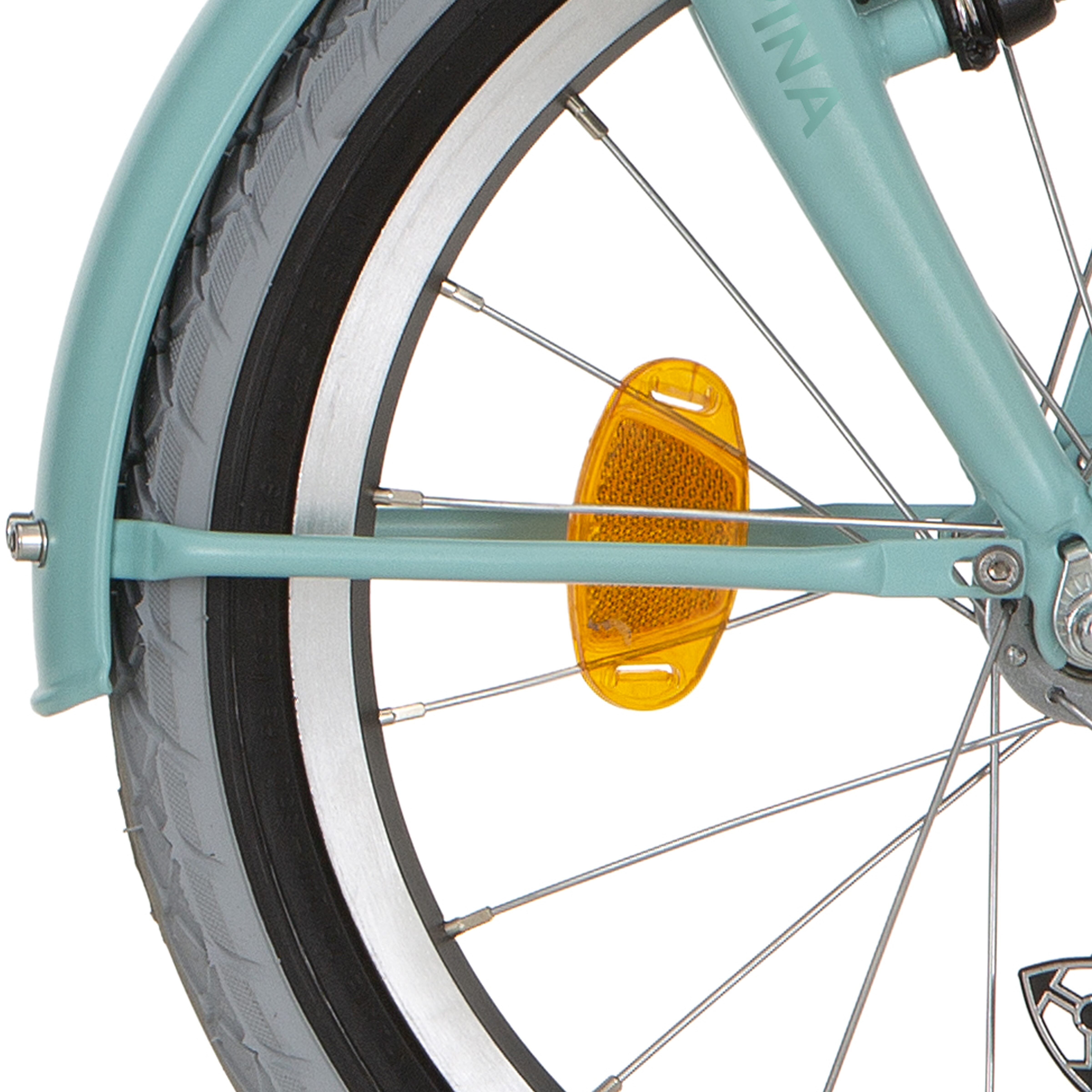 Alpina spatbordstang set 16 cargo lichtgroen mat