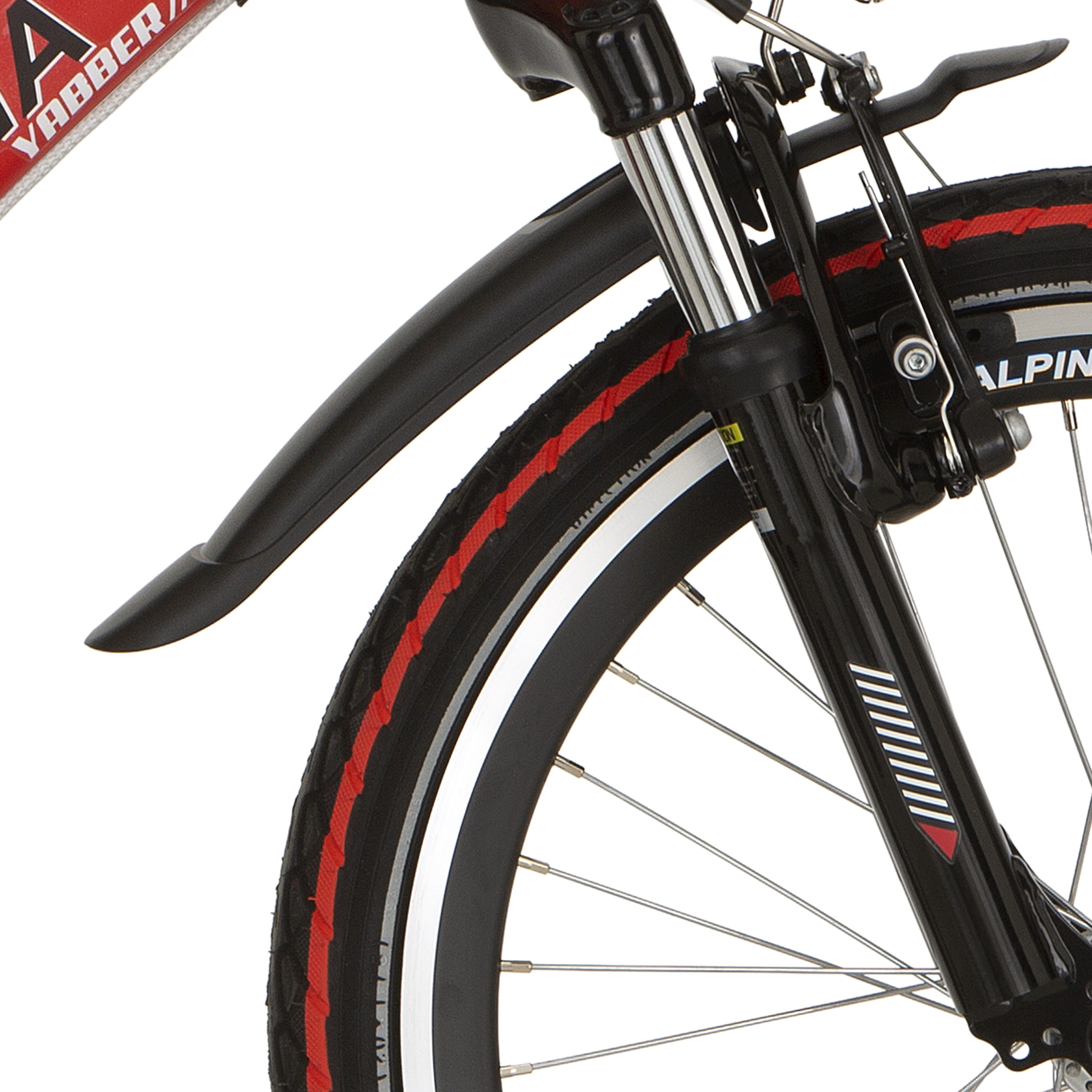 Alpina spatbordenset yabber 20-22 pvc zwart