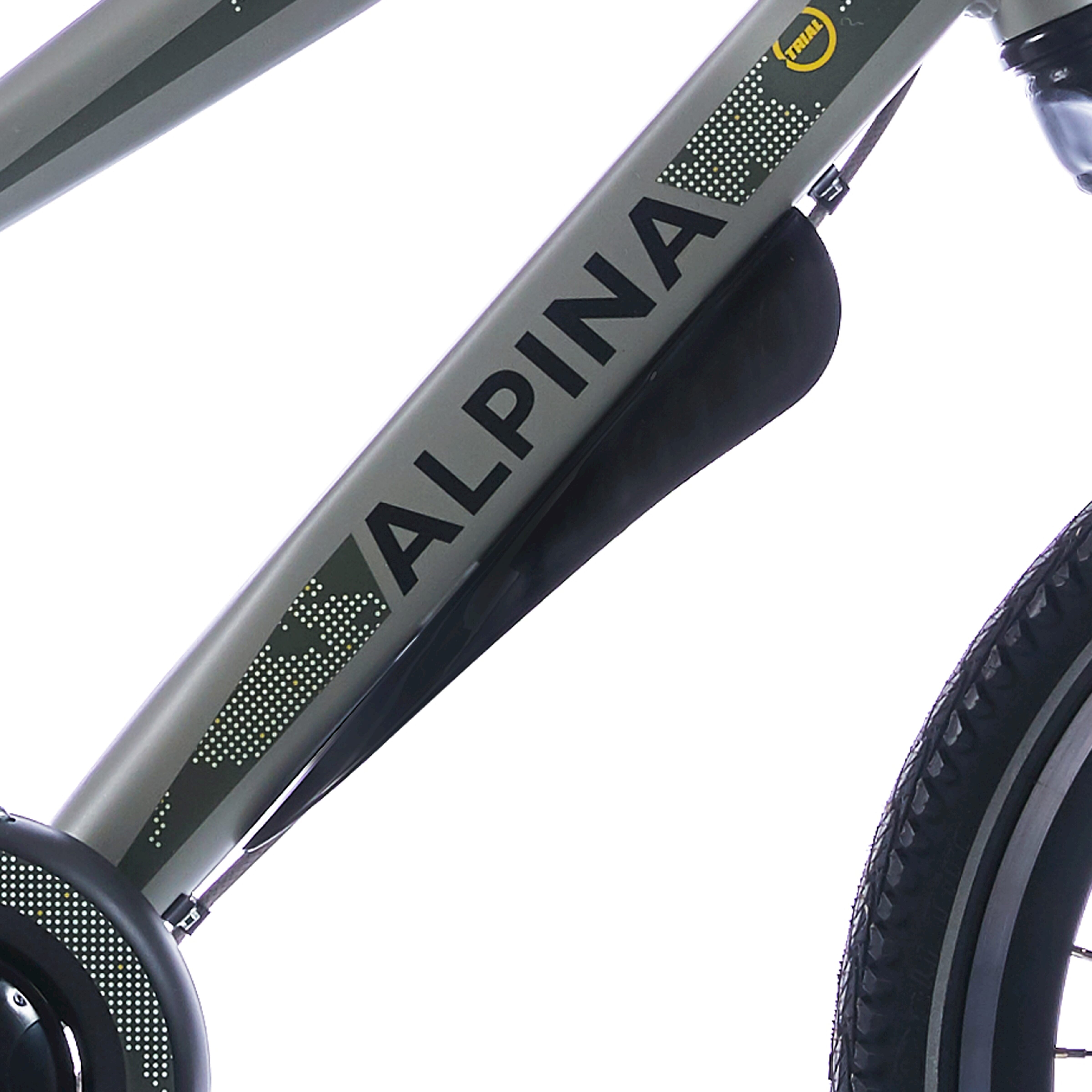 Alpina spatbordenset trail 20-22 pvc zwart