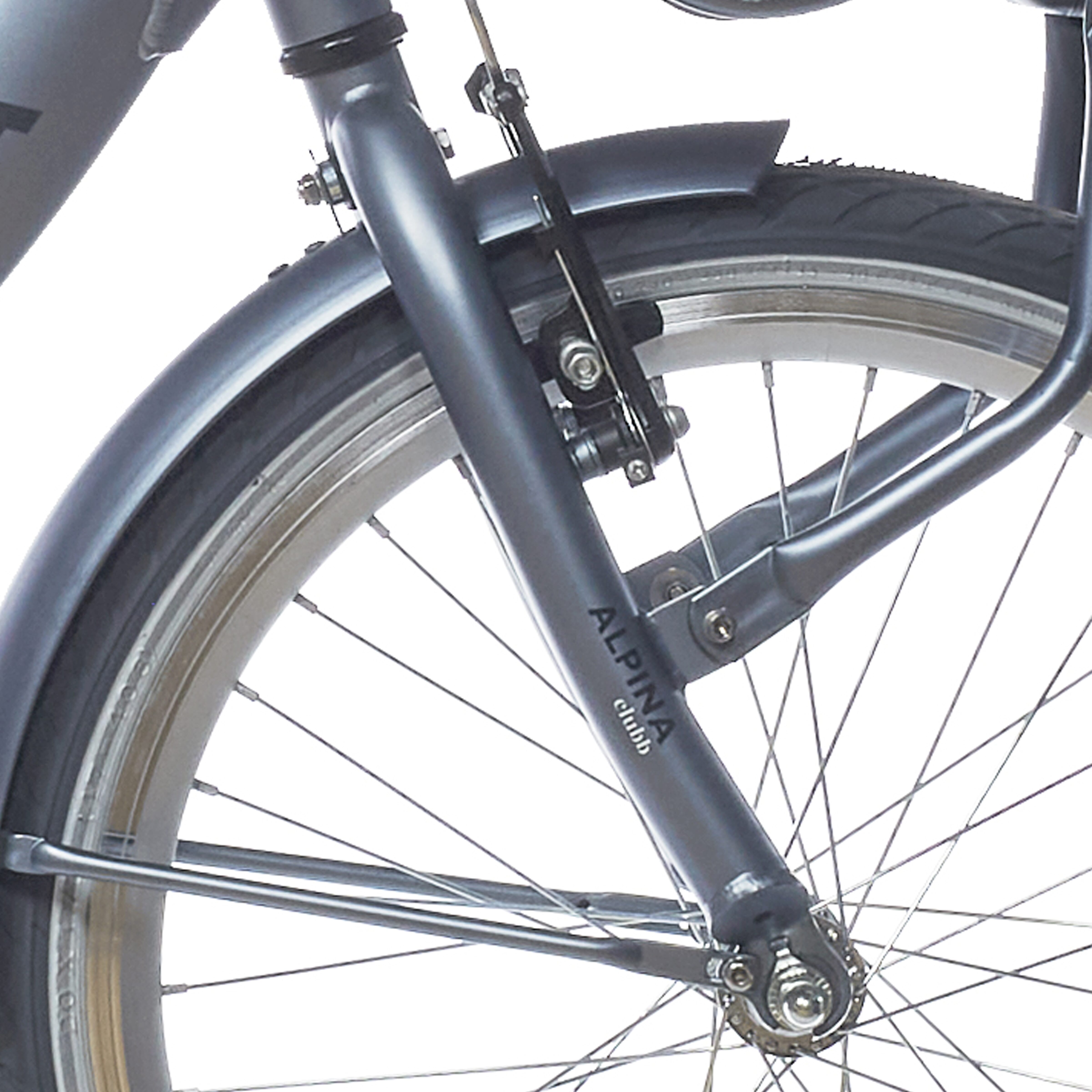 Alpina voorvork 22 Clubb satijn zwart mat