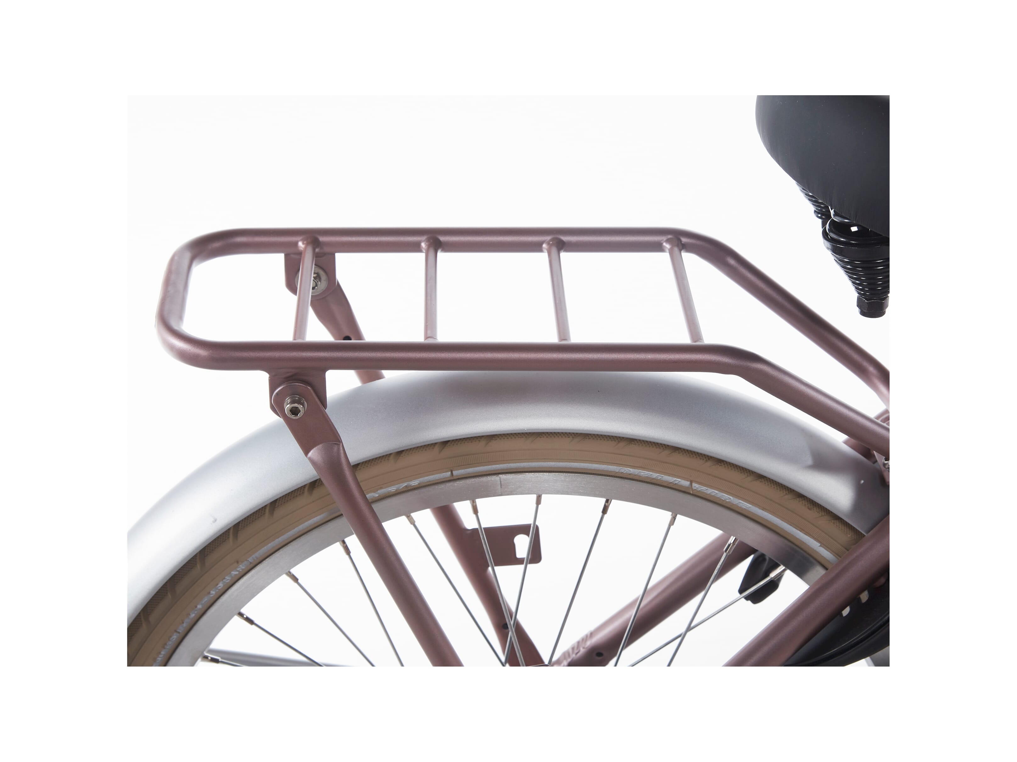 Alpina achterdrager 20 cargo hout roze mat