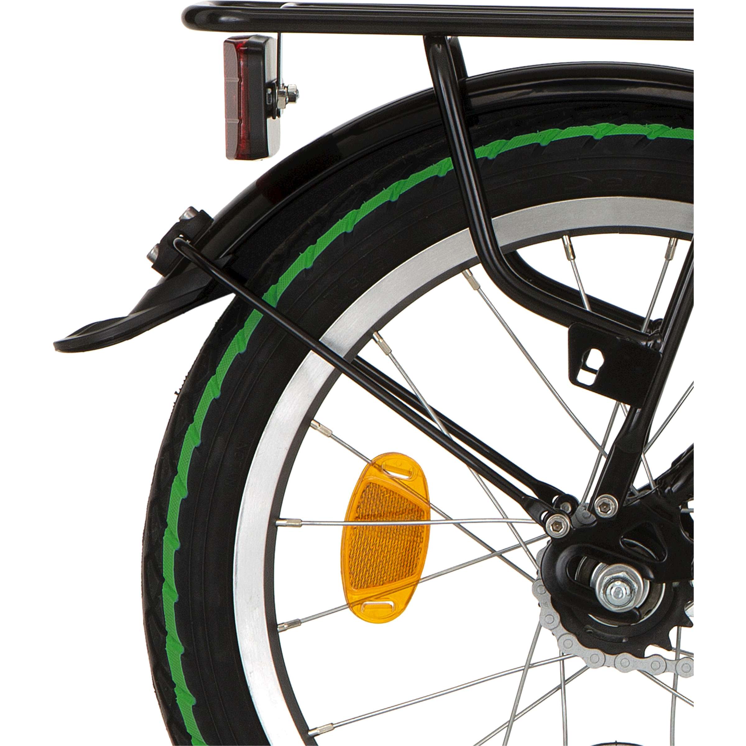 Alpina spatbordset + stang 18 yabber zwart mat