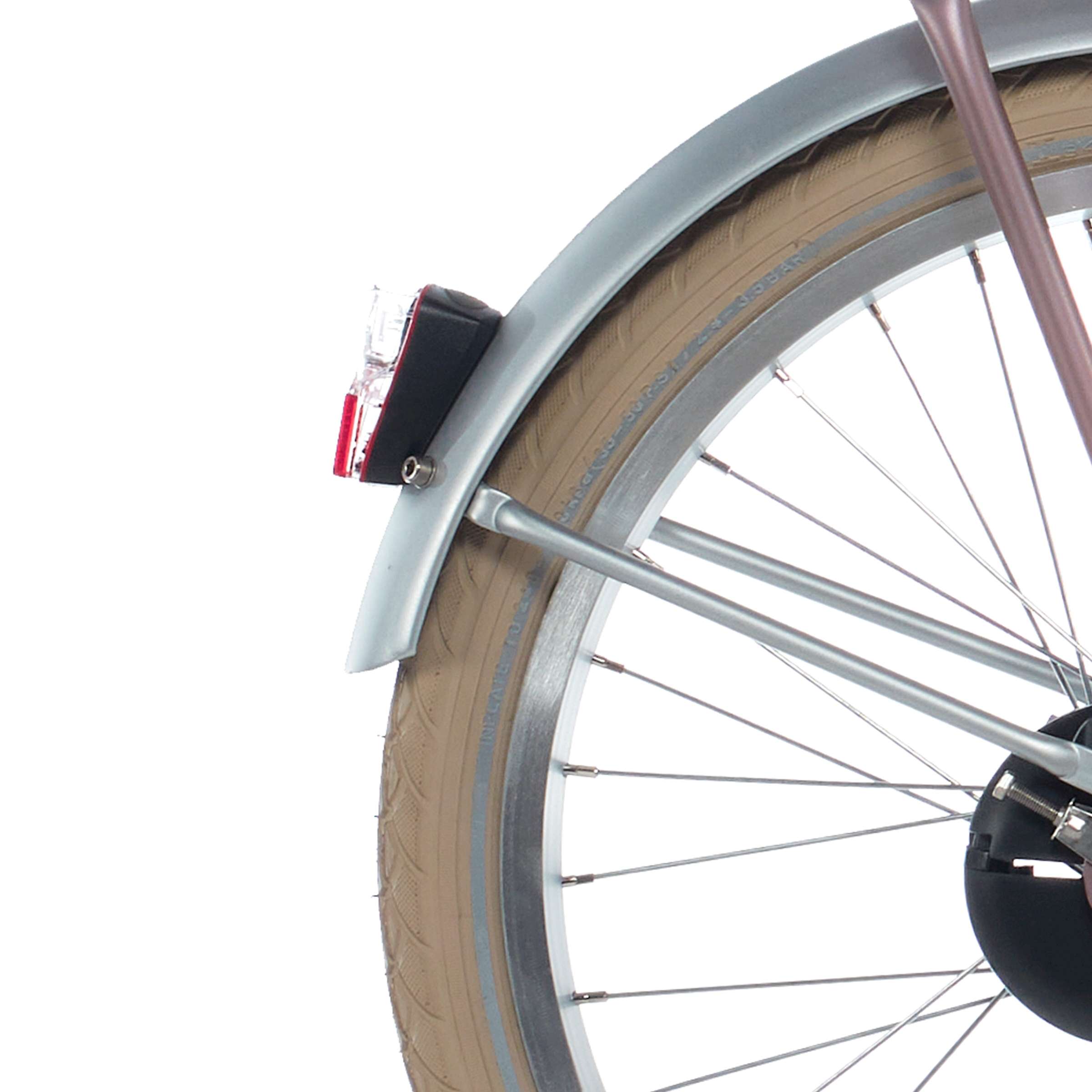 Alpina spatbordset + stang 20 cargo zilver mat