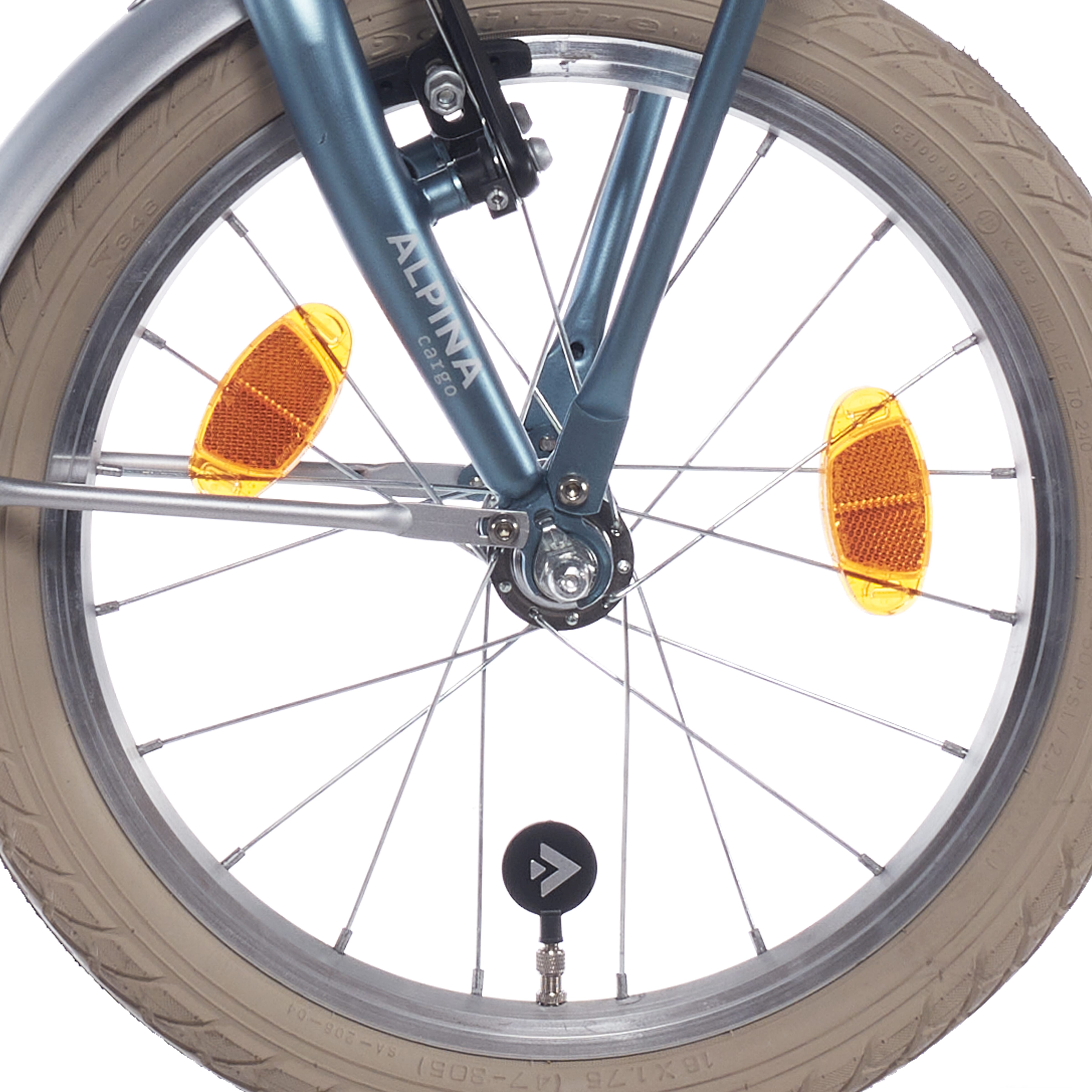 Alpina voorwiel 16 hlq-10a-1 zilver zink spk