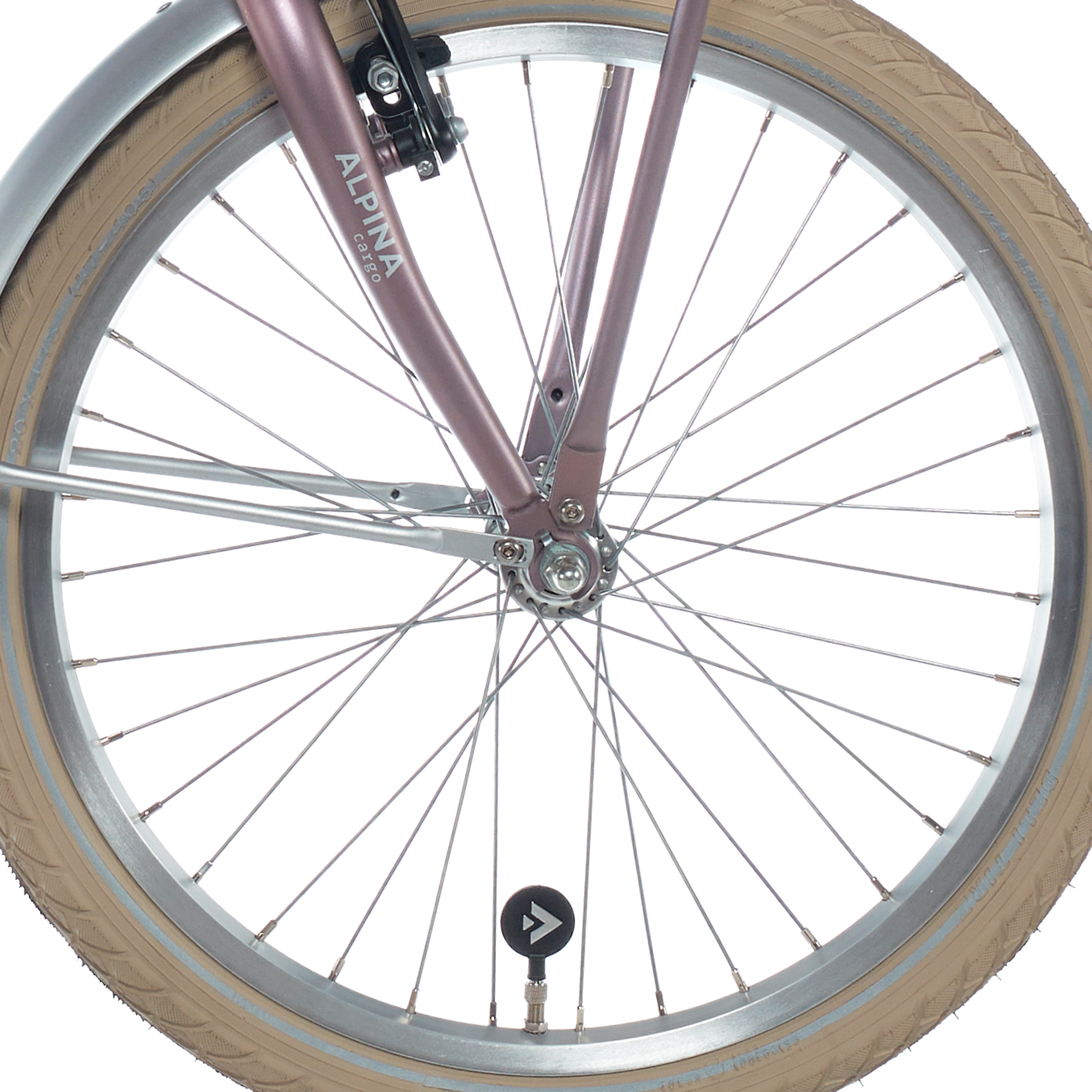 Alpina voorwiel 20 hlq-10a-1 zilver zink spk