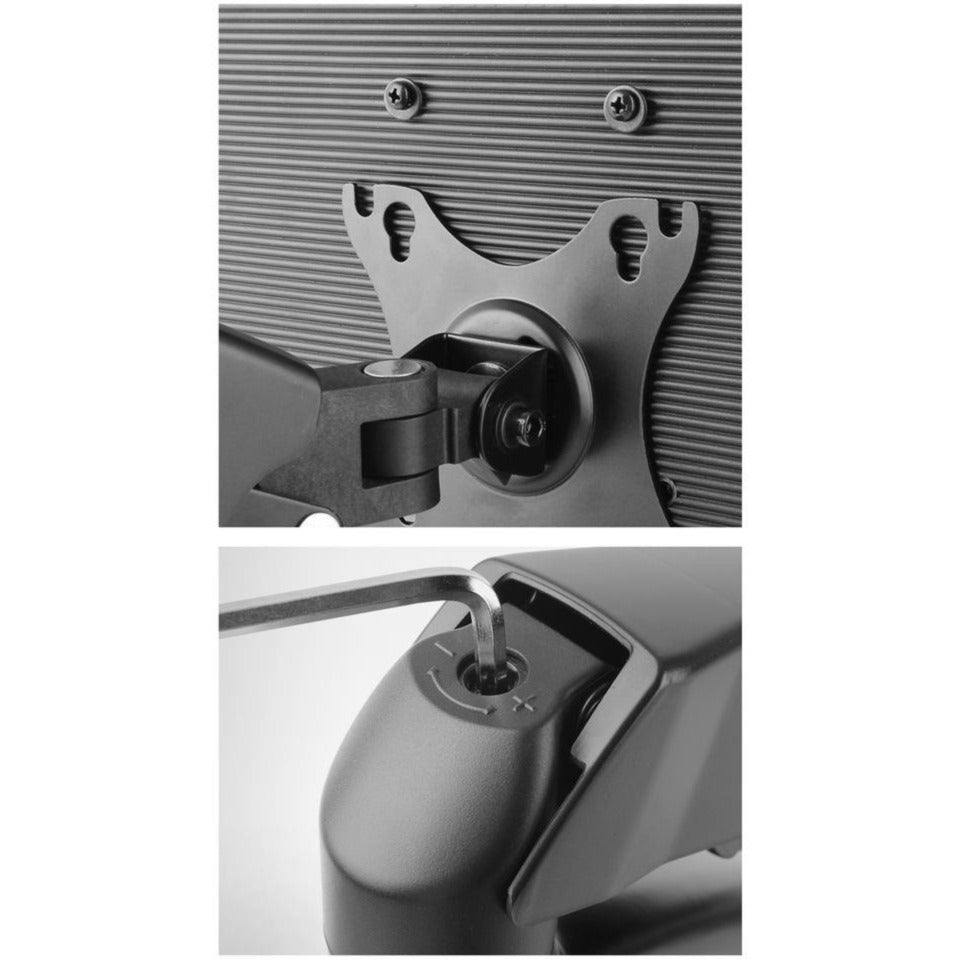 ACT Connectivity Connectivity Monitorarm office met gasveer, 1 scherm