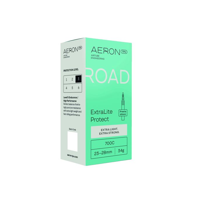 Aeron tpu aeron tpu road - extralite protect 23-28 presta valve 65 700c