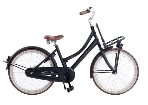 Aldo 20 inch cargo cruiser ds fiets mat zwart