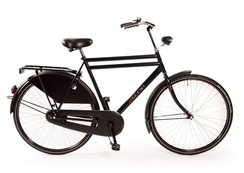 Aldo 28 inch opafiets dubbele buis 70cm mat zwart
