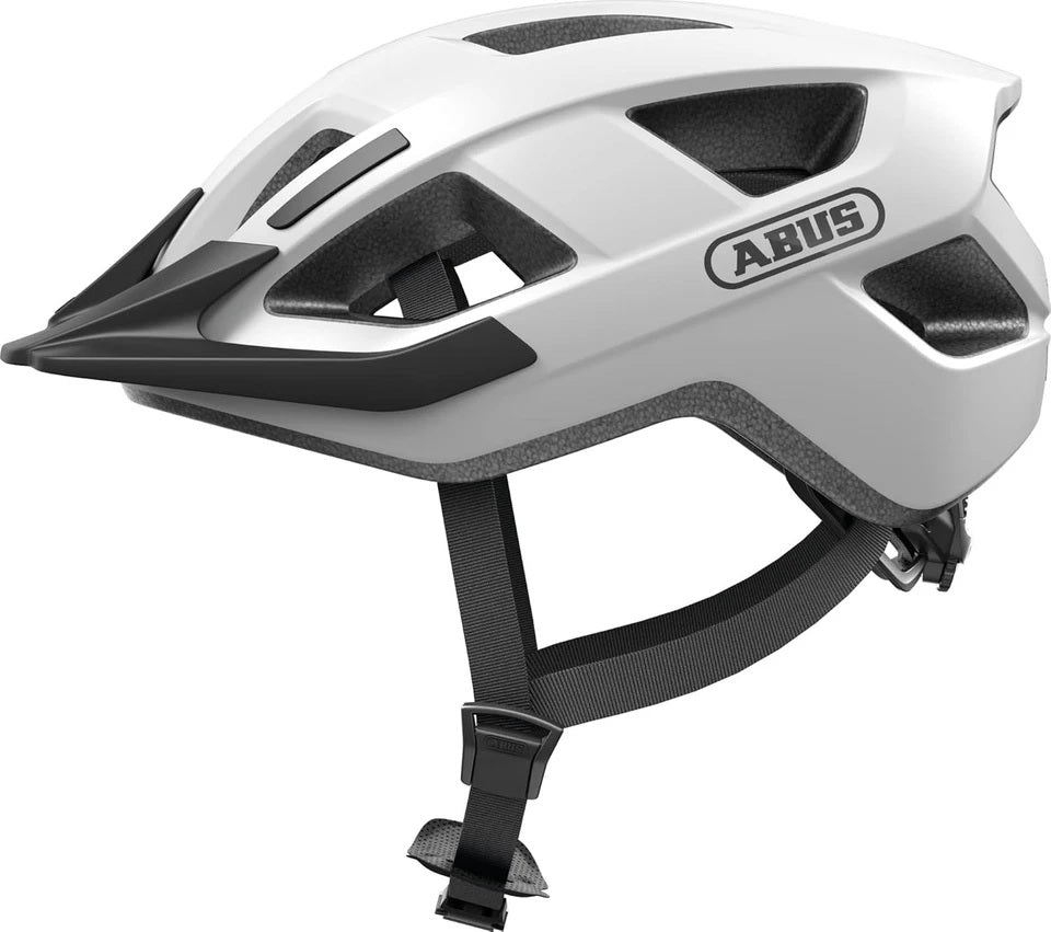 Abus helm aduro 3.0 led polarwit s 51-55cm