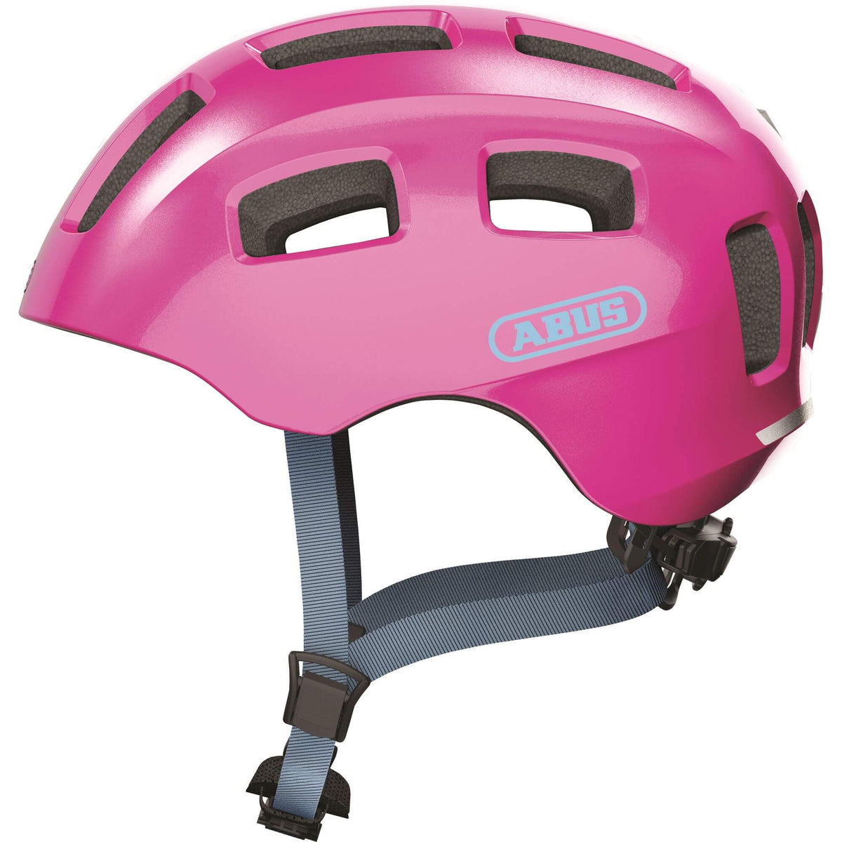 Abus fietshelm youn-i 2.0 sparkling pink s - 48-54 cm - pink - geschikt voor gebruik op elektrische fietsen - stadsfietsen - 240 g