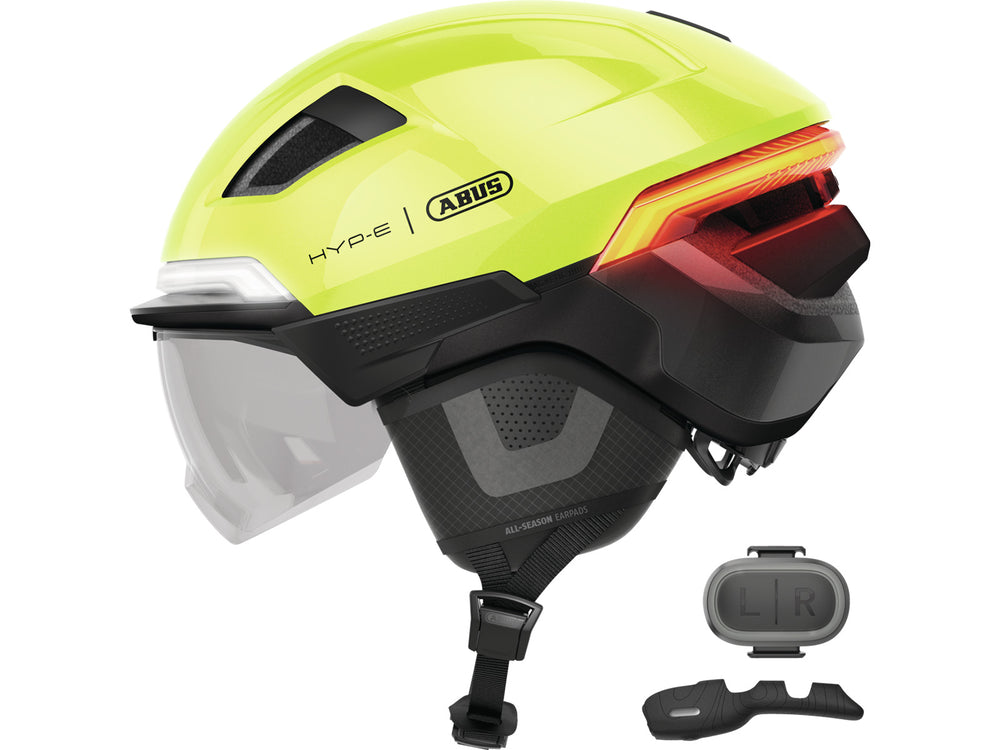 Abus smart helm hyp-e bl.ace signal yellow l 57-61cm